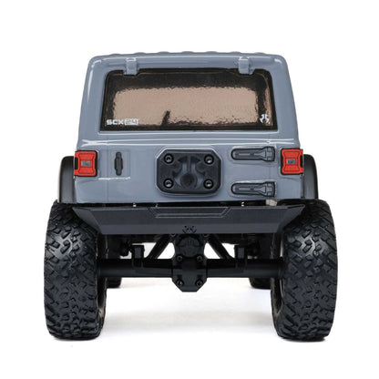 1/24 SCX24 2019 Jeep Wrangler JLU CRC 4WD RTR (Includes batttery & charger): Gray