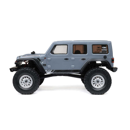 1/24 SCX24 2019 Jeep Wrangler JLU CRC 4WD RTR (Includes batttery & charger): Gray