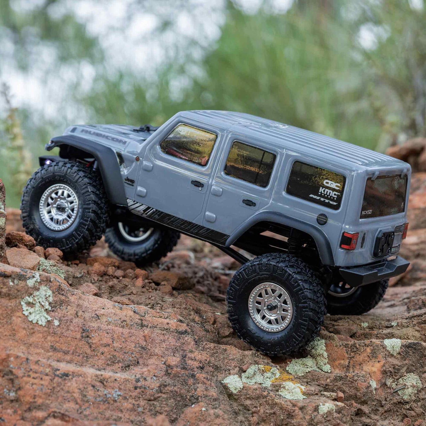 1/24 SCX24 2019 Jeep Wrangler JLU CRC 4WD RTR (Includes batttery & charger): Gray