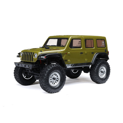 1/24 SCX24 2019 Jeep Wrangler JLU CRC 4WD RTR (Includes batttery & charger): Green