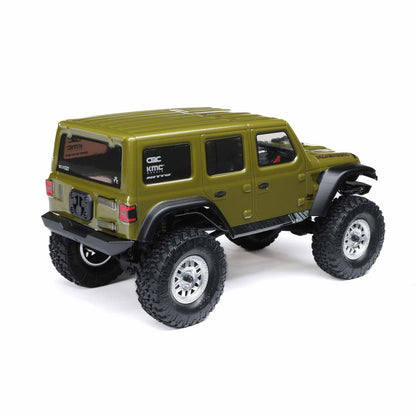 1/24 SCX24 2019 Jeep Wrangler JLU CRC 4WD RTR (Includes batttery & charger): Green