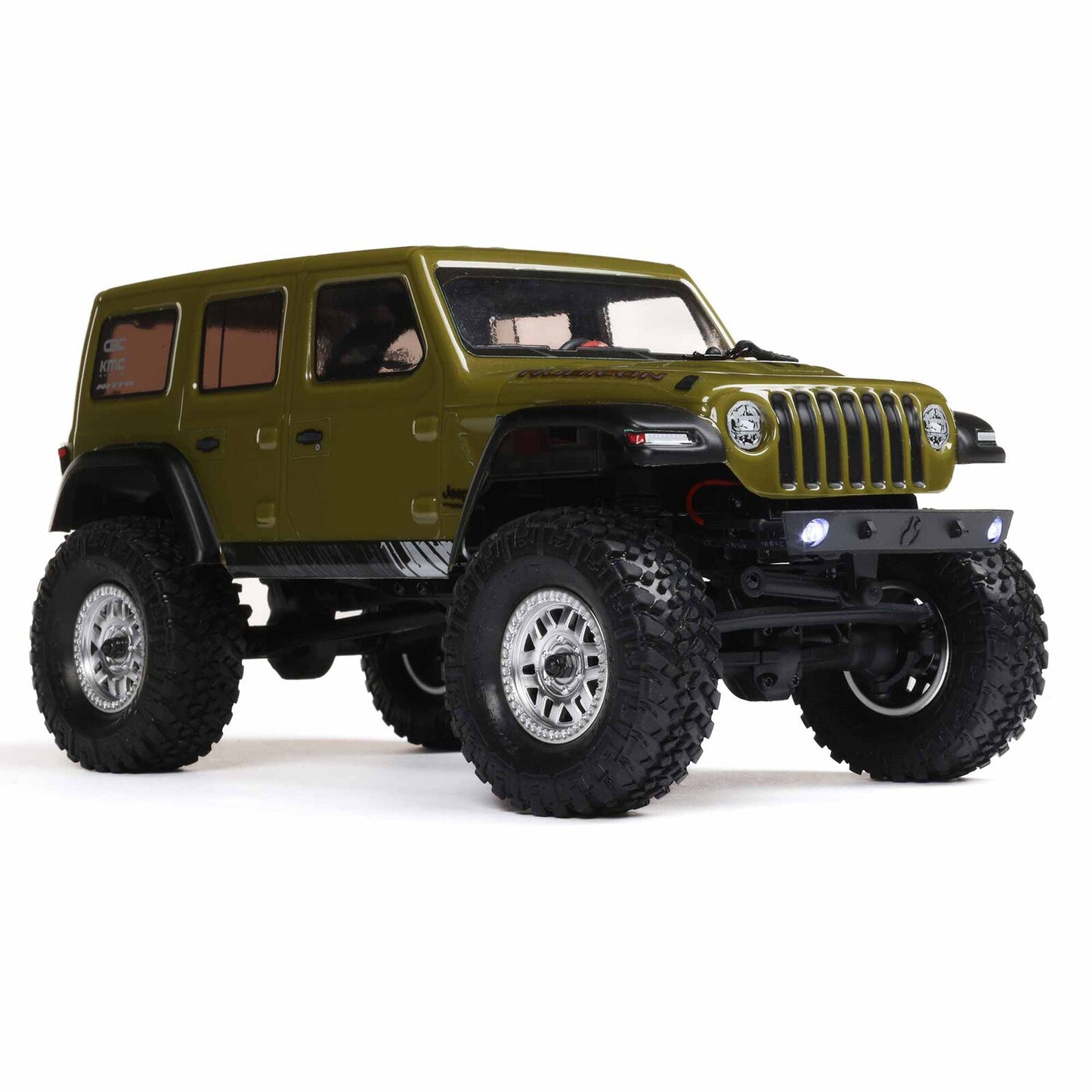 1/24 SCX24 2019 Jeep Wrangler JLU CRC 4WD RTR (Includes batttery & charger): Green