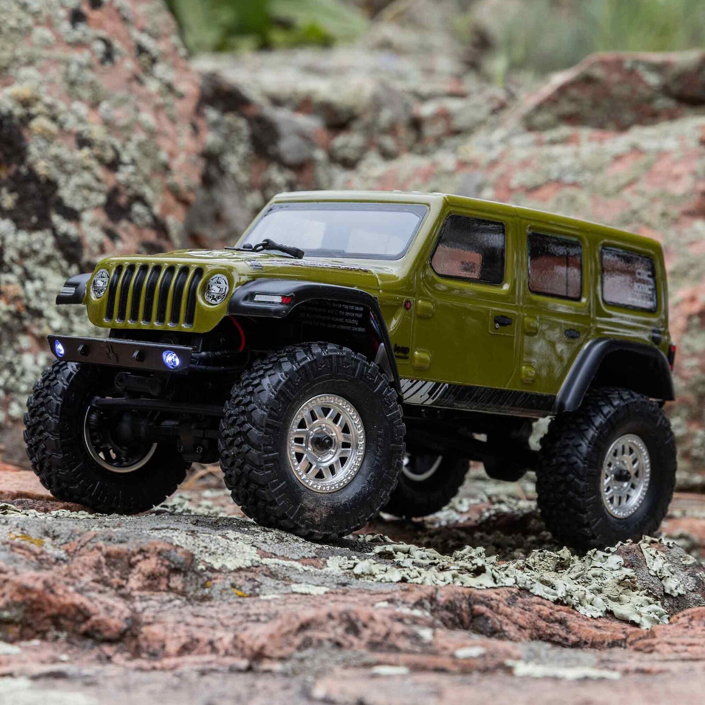 1/24 SCX24 2019 Jeep Wrangler JLU CRC 4WD RTR (Includes batttery & charger): Green