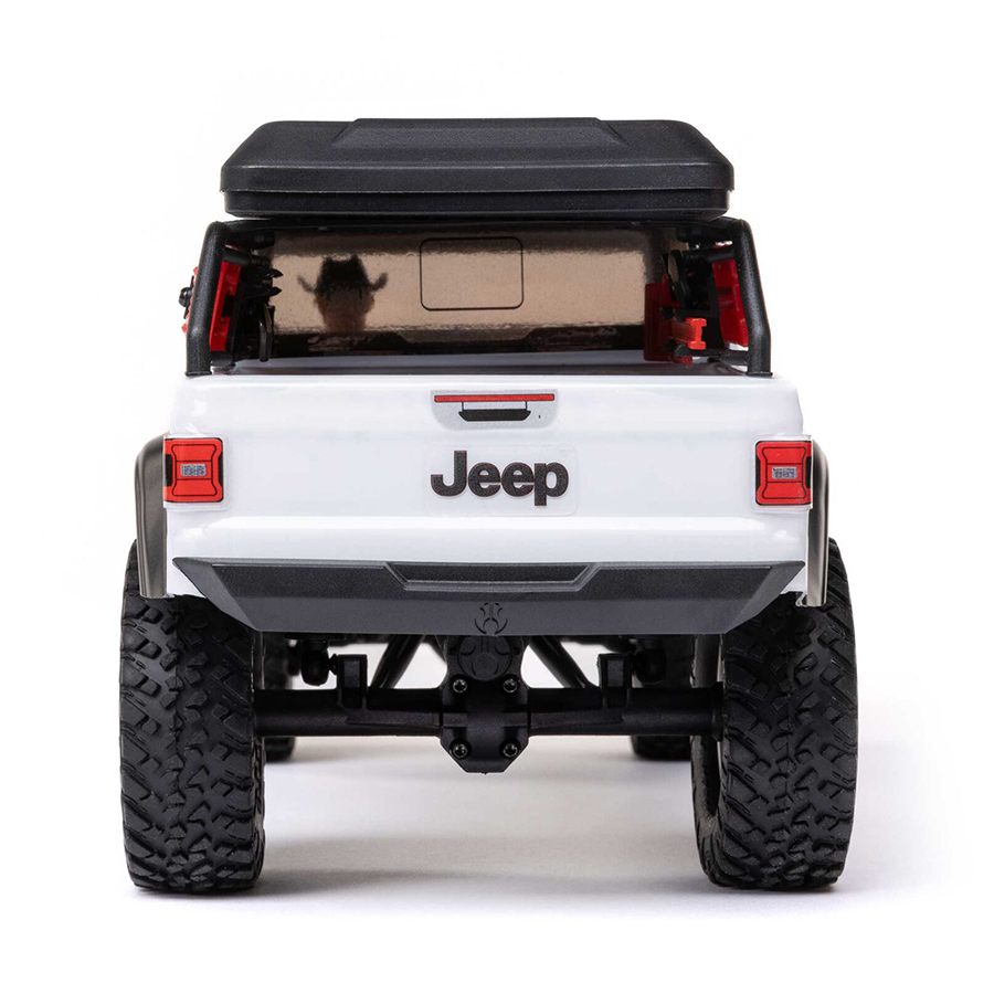 1/24 SCX24 Jeep Gladiator, 4WD, RTR (Includes batttery & charger): White