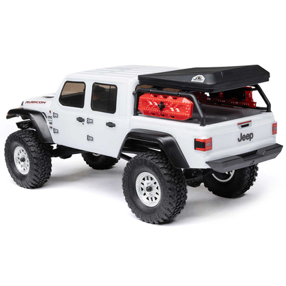 1/24 SCX24 Jeep Gladiator, 4WD, RTR (Includes batttery & charger): White