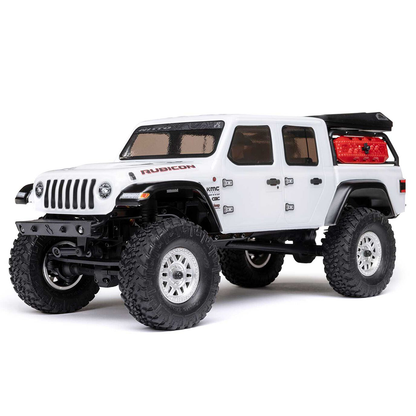 1/24 SCX24 Jeep Gladiator, 4WD, RTR (Includes batttery & charger): White