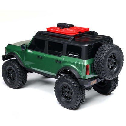 1/24 SCX24 Ford Bronco 4X4 RTR Brushed Rock Crawler Green (w/Battery & Charger)