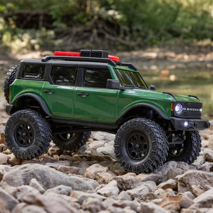 1/24 SCX24 Ford Bronco 4X4 RTR Brushed Rock Crawler Green (w/Battery & Charger)