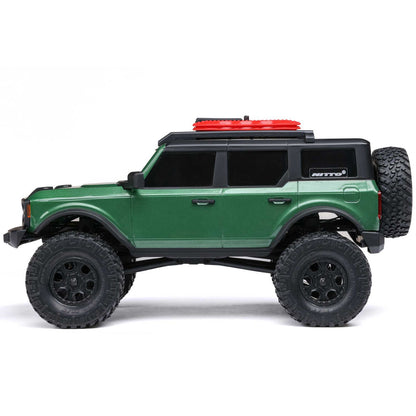 1/24 SCX24 Ford Bronco 4X4 RTR Brushed Rock Crawler Green (w/Battery & Charger)