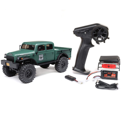 1/24 SCX24 1940’s Dodge Power Wagon RTR (Includes batttery & charger): Green