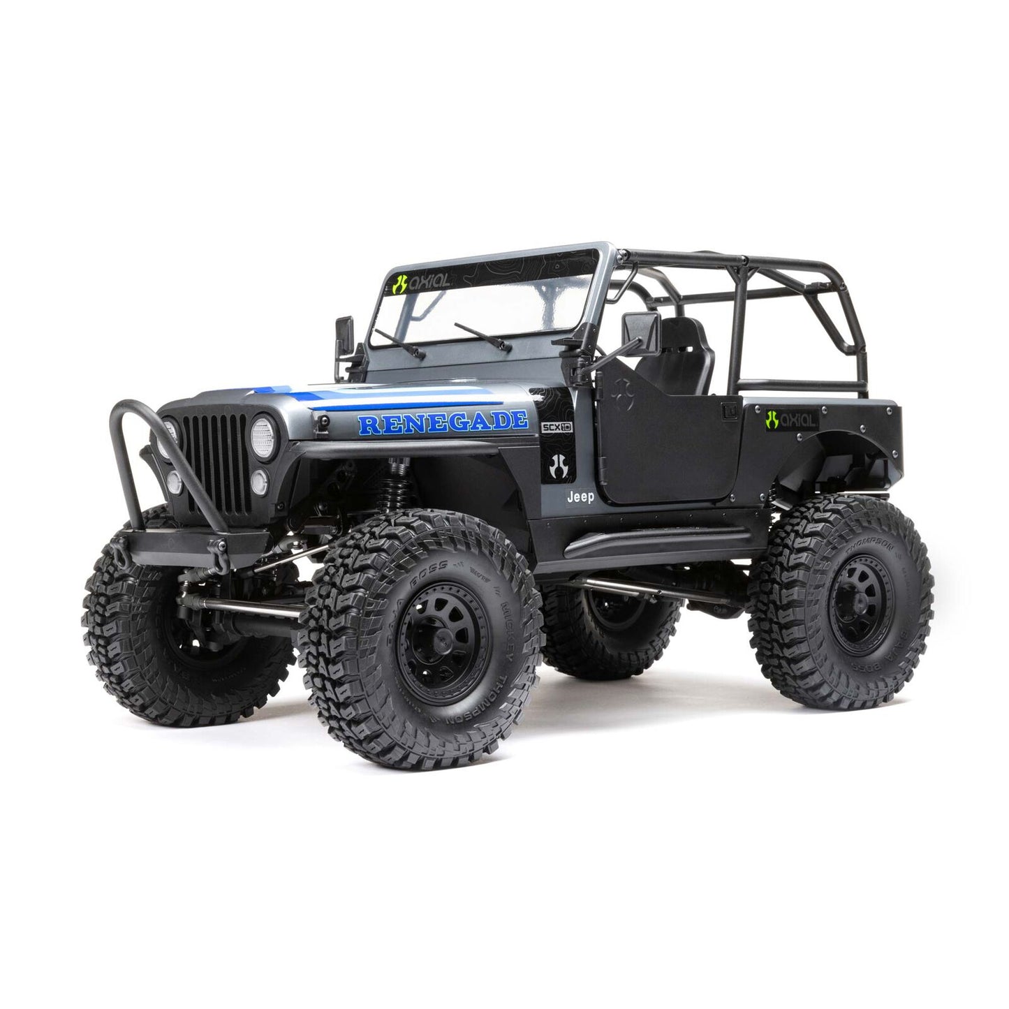 SCX10 III Jeep CJ-7, RTD (Requires battery & charger): Grey