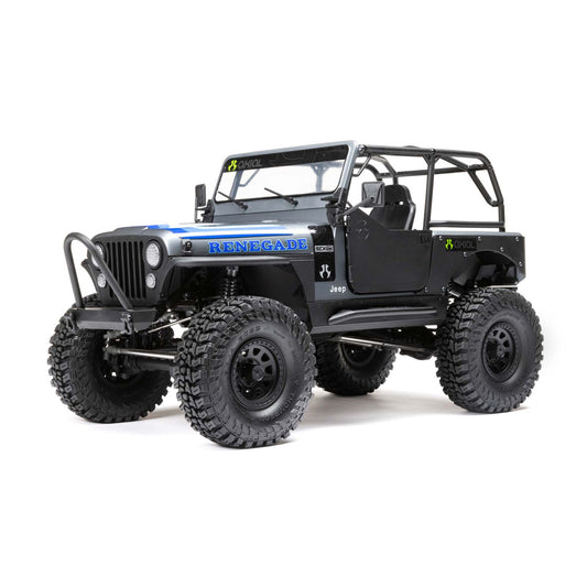 SCX10 III Jeep CJ-7, RTD (Requires battery & charger): Grey