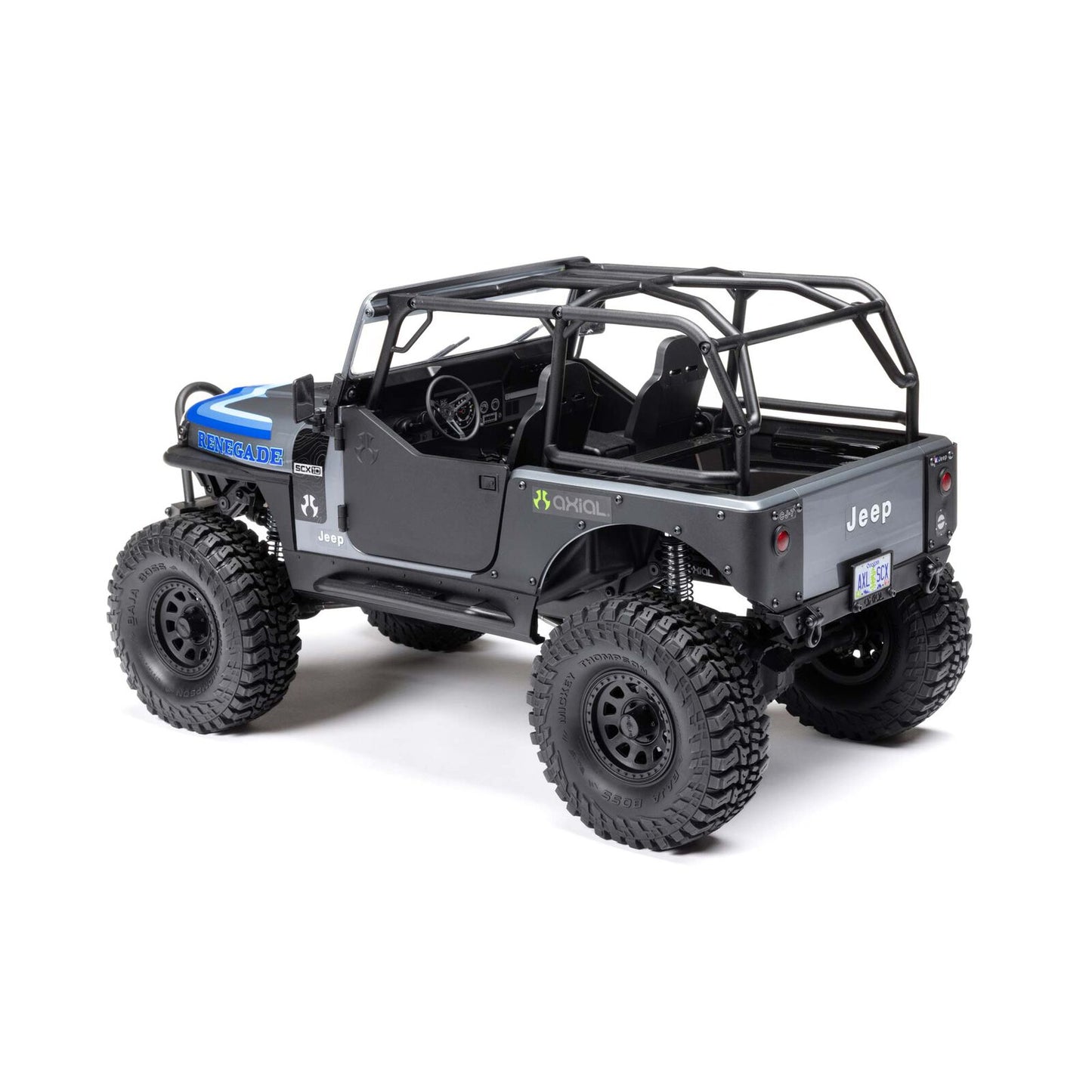 SCX10 III Jeep CJ-7, RTD (Requires battery & charger): Grey