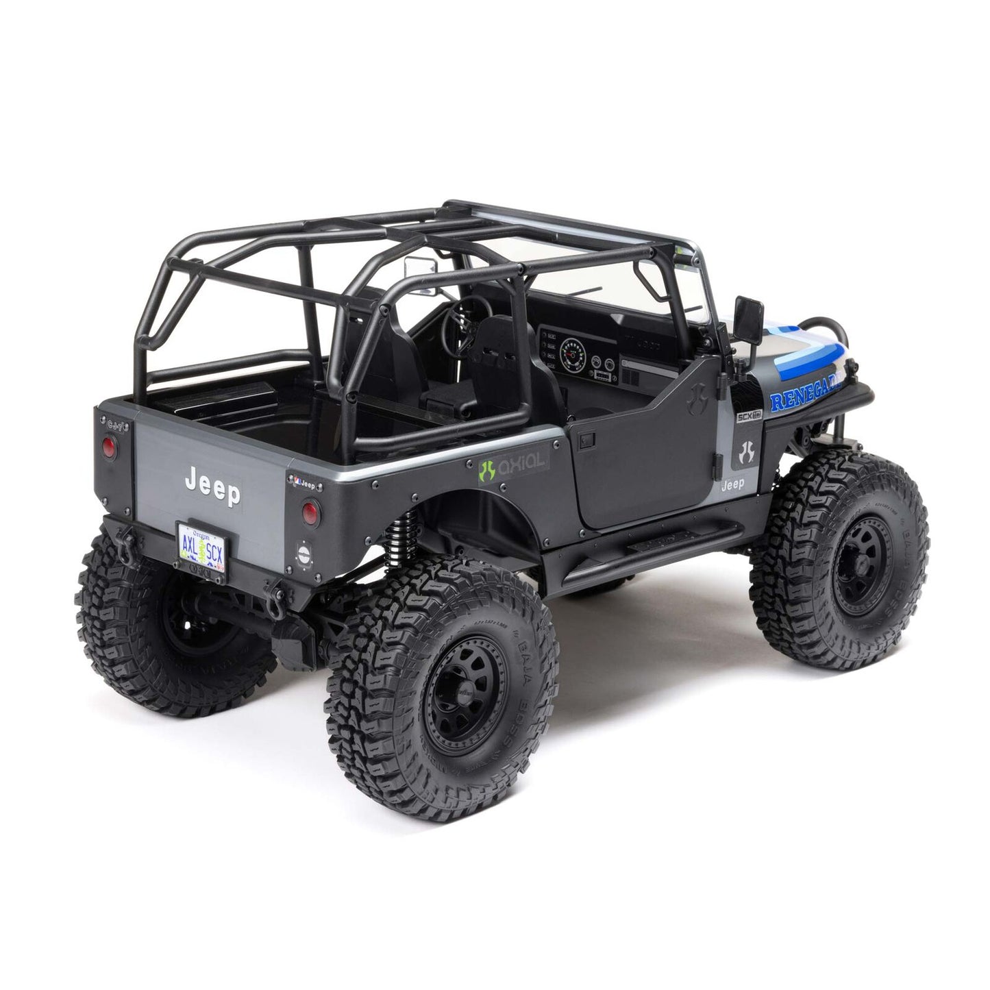 SCX10 III Jeep CJ-7, RTD (Requires battery & charger): Grey