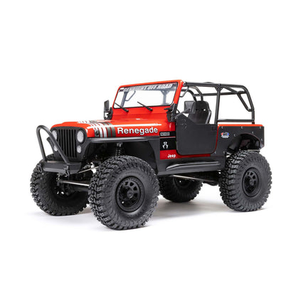 SCX10 III Jeep CJ-7, RTD (Requires battery & charger): Red