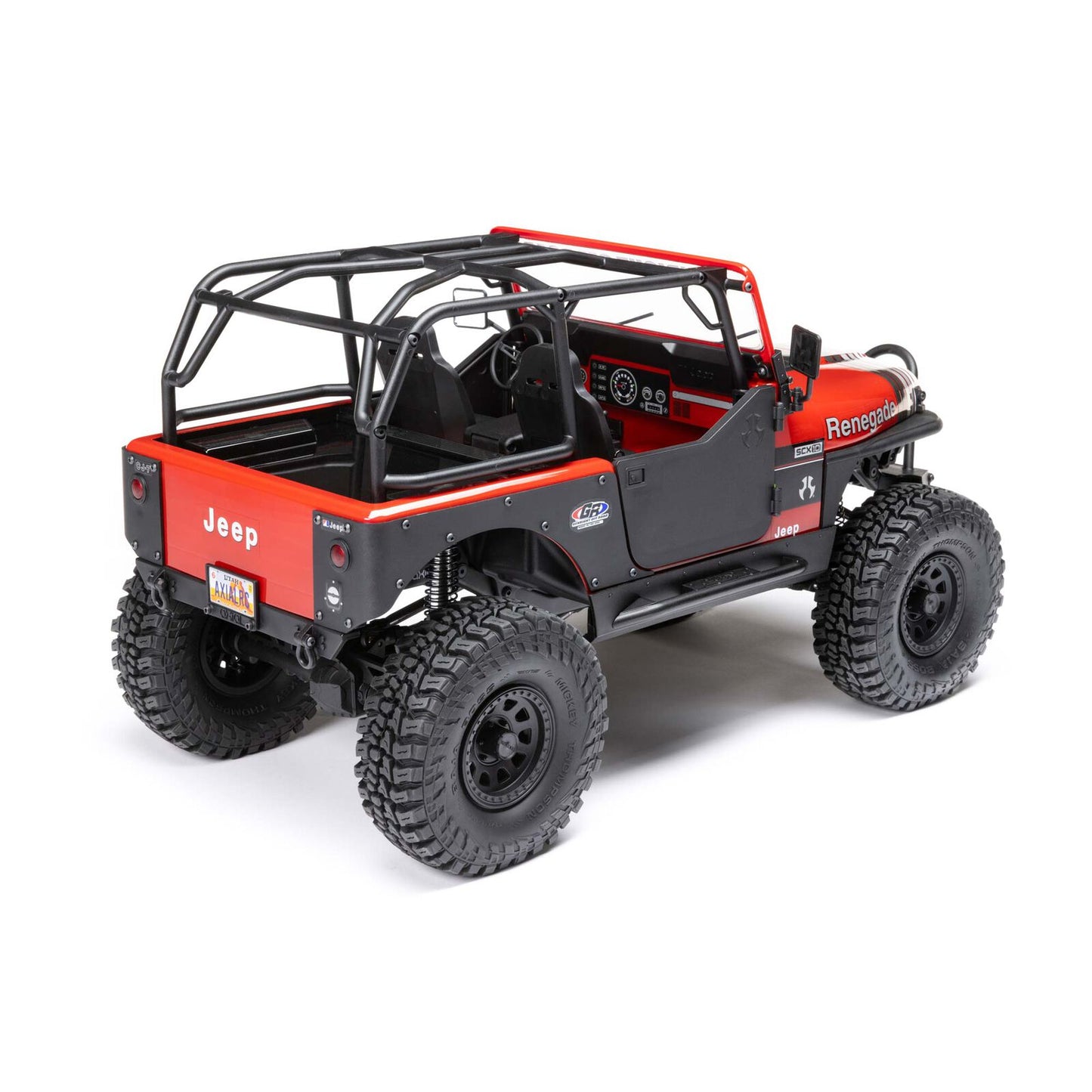 SCX10 III Jeep CJ-7, RTD (Requires battery & charger): Red