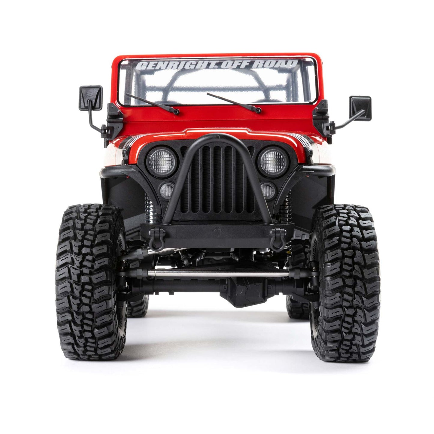 SCX10 III Jeep CJ-7, RTD (Requires battery & charger): Red