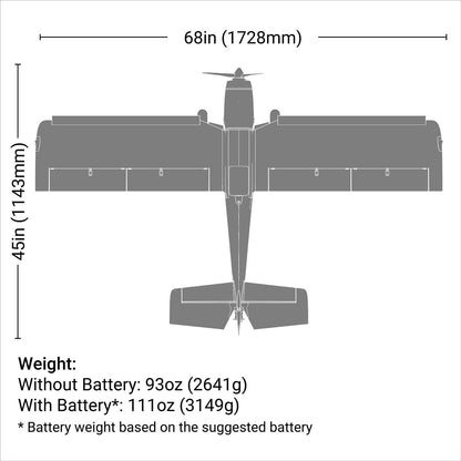 Super Timber 1.7m PNP