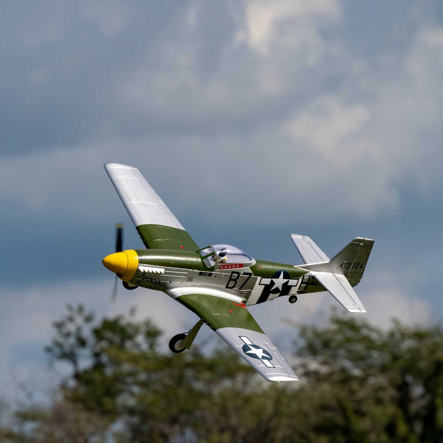 P-51D Mustang 1.0M BNF with AS3X and SAFE Select