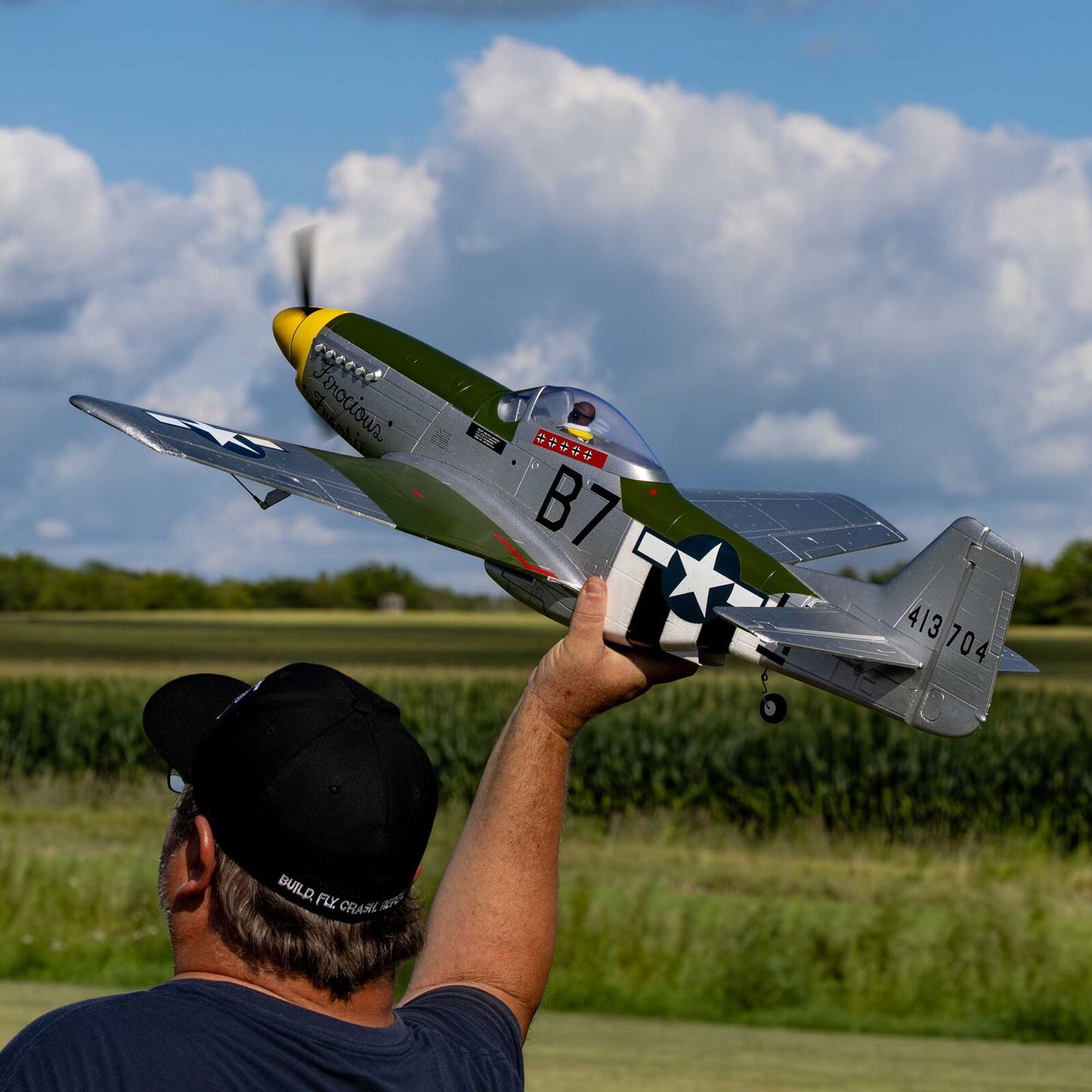 P-51D Mustang 1.0M BNF with AS3X and SAFE Select