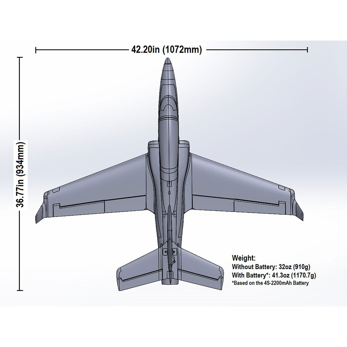 Viper 64mm EDF Jet BNF Basic: EFL07750