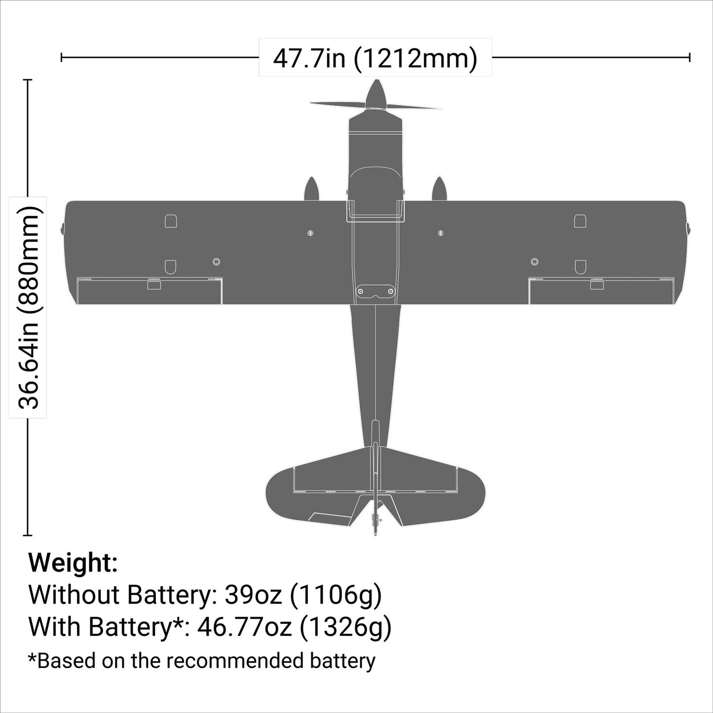 Decathlon RJG 1.2m PNP