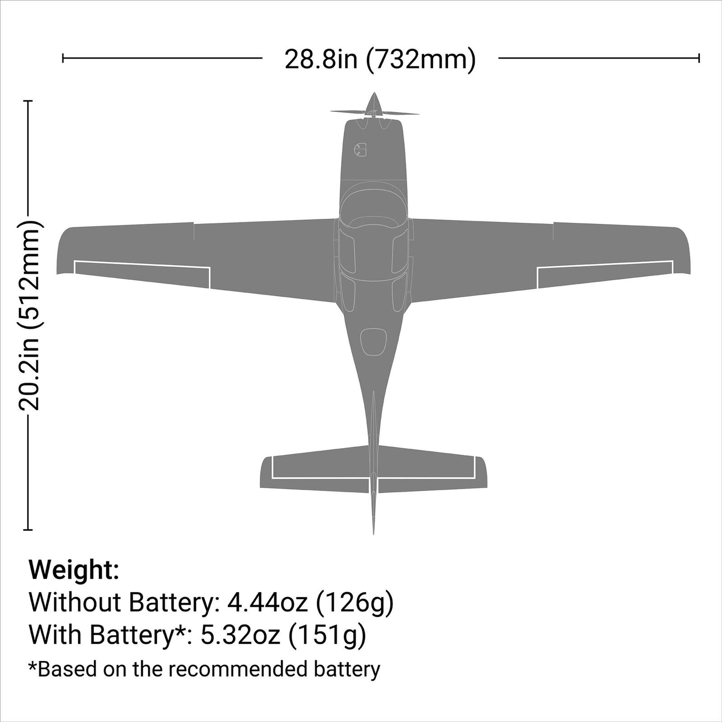 UMX Cirrus SR22T BNF Basic