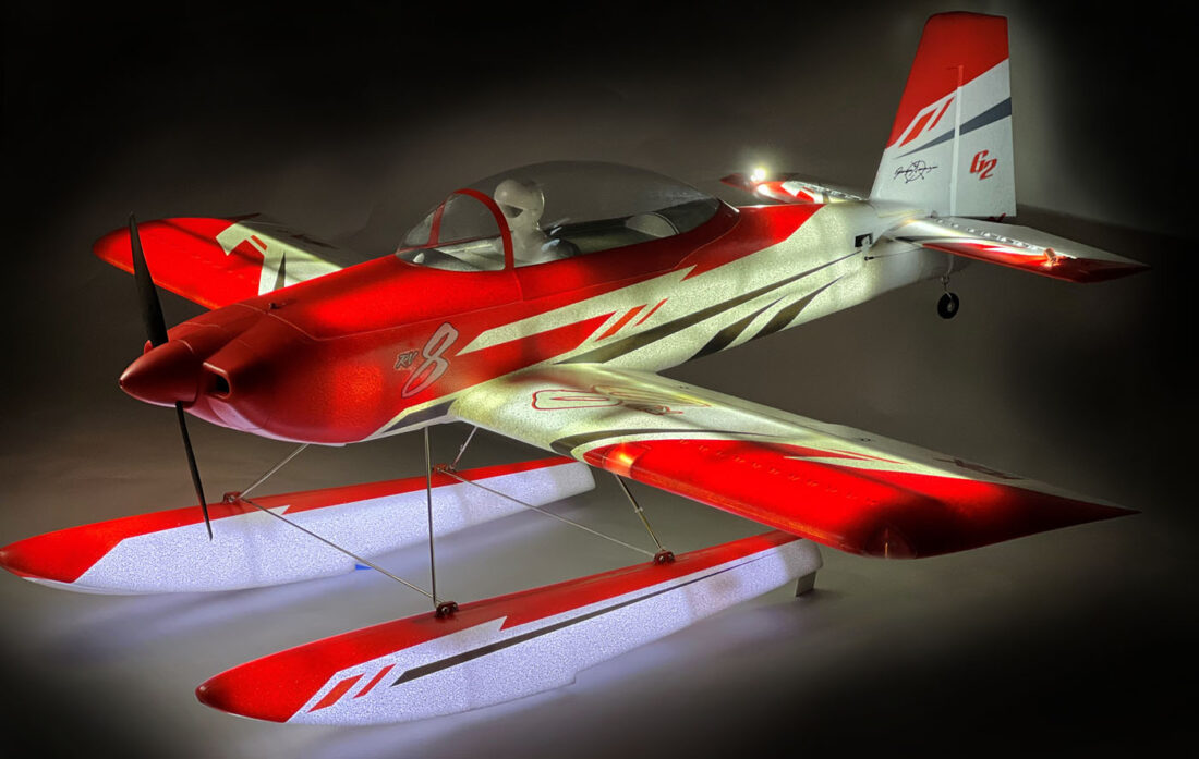 RV-8 60E G2 SUPER PNP, Red, Night