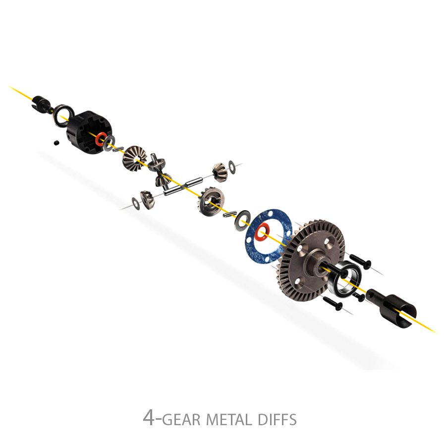 four gear metal diffs