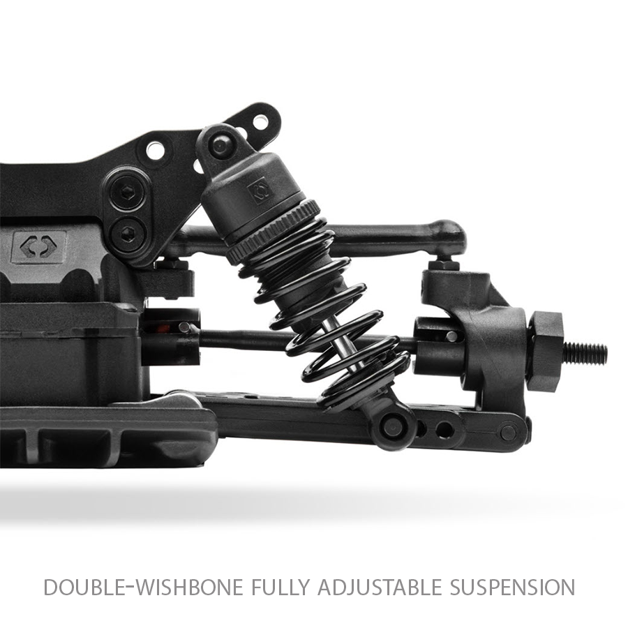 Double wishbone fully adjustable suspension