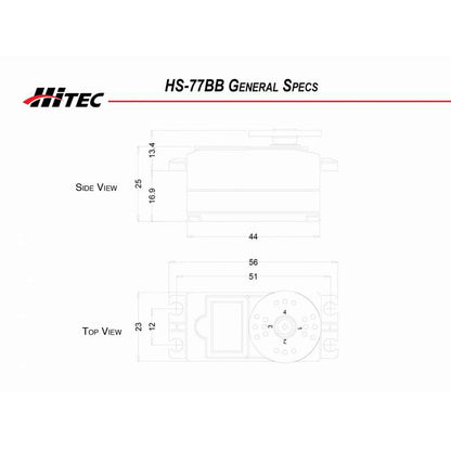 HS-77BB Standard Analog Low Profile