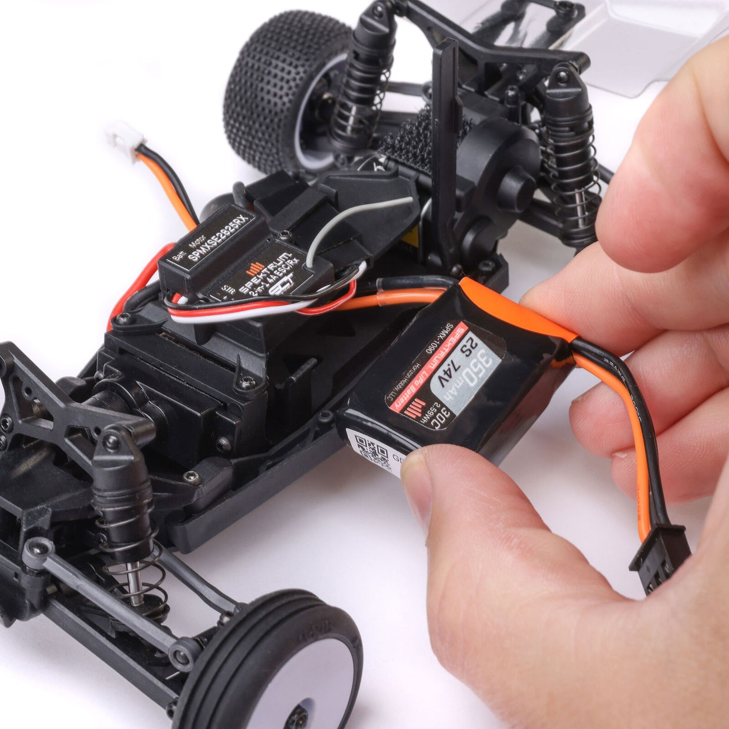 1/24 Micro-B 2WD Buggy, Silver RTR