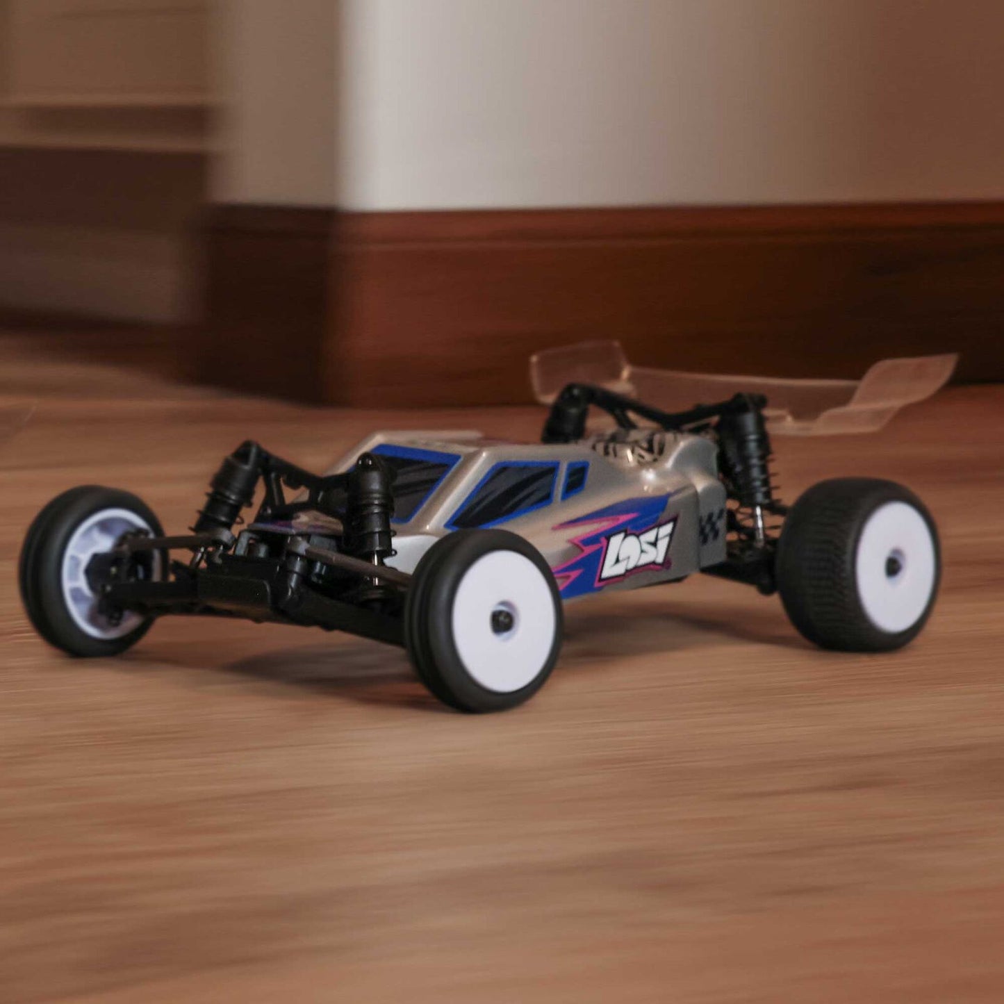 1/24 Micro-B 2WD Buggy, Silver RTR