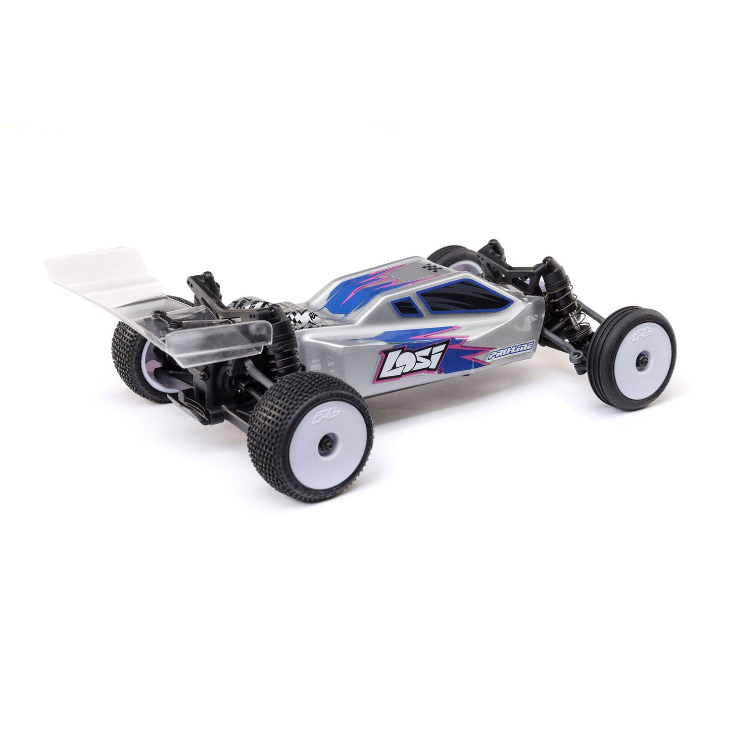 1/24 Micro-B 2WD Buggy, Silver RTR