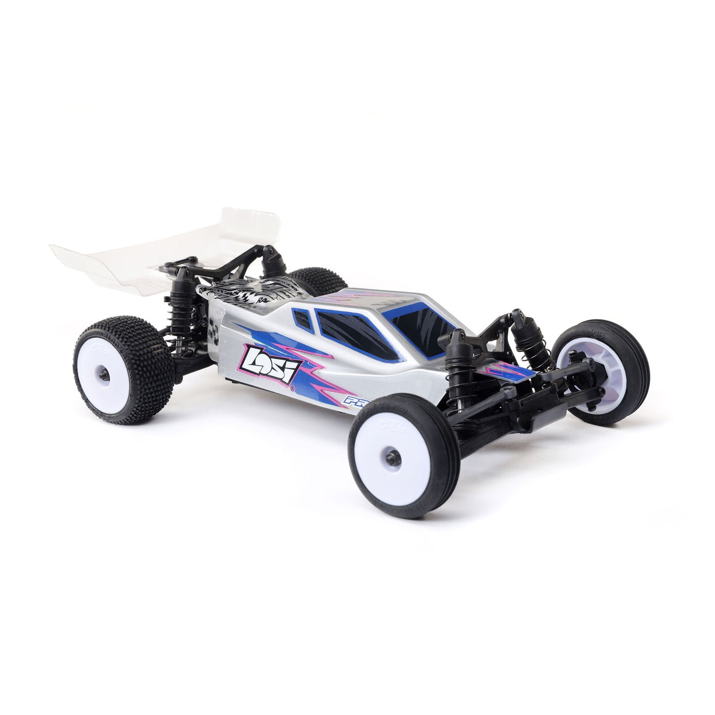 1/24 Micro-B 2WD Buggy, Silver RTR