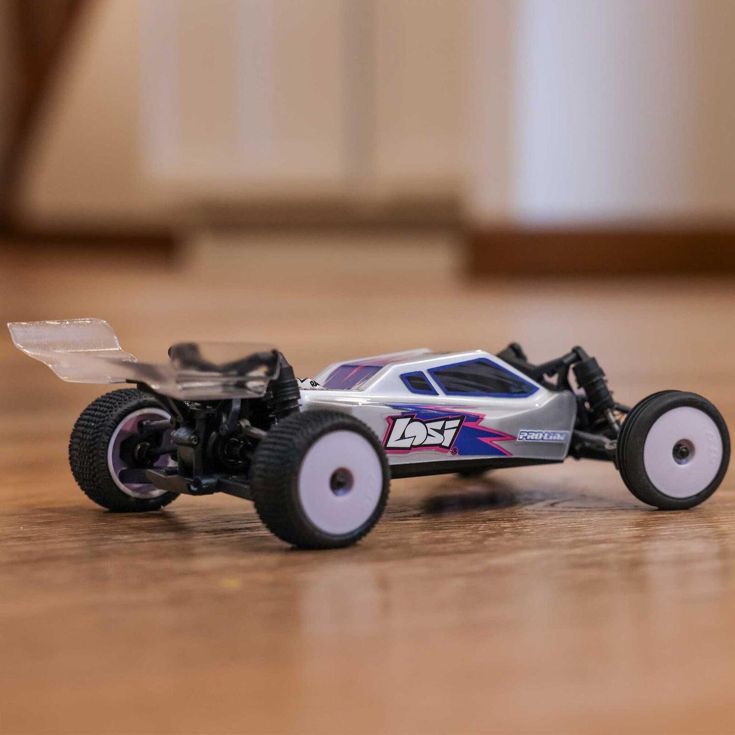 1/24 Micro-B 2WD Buggy, Silver RTR