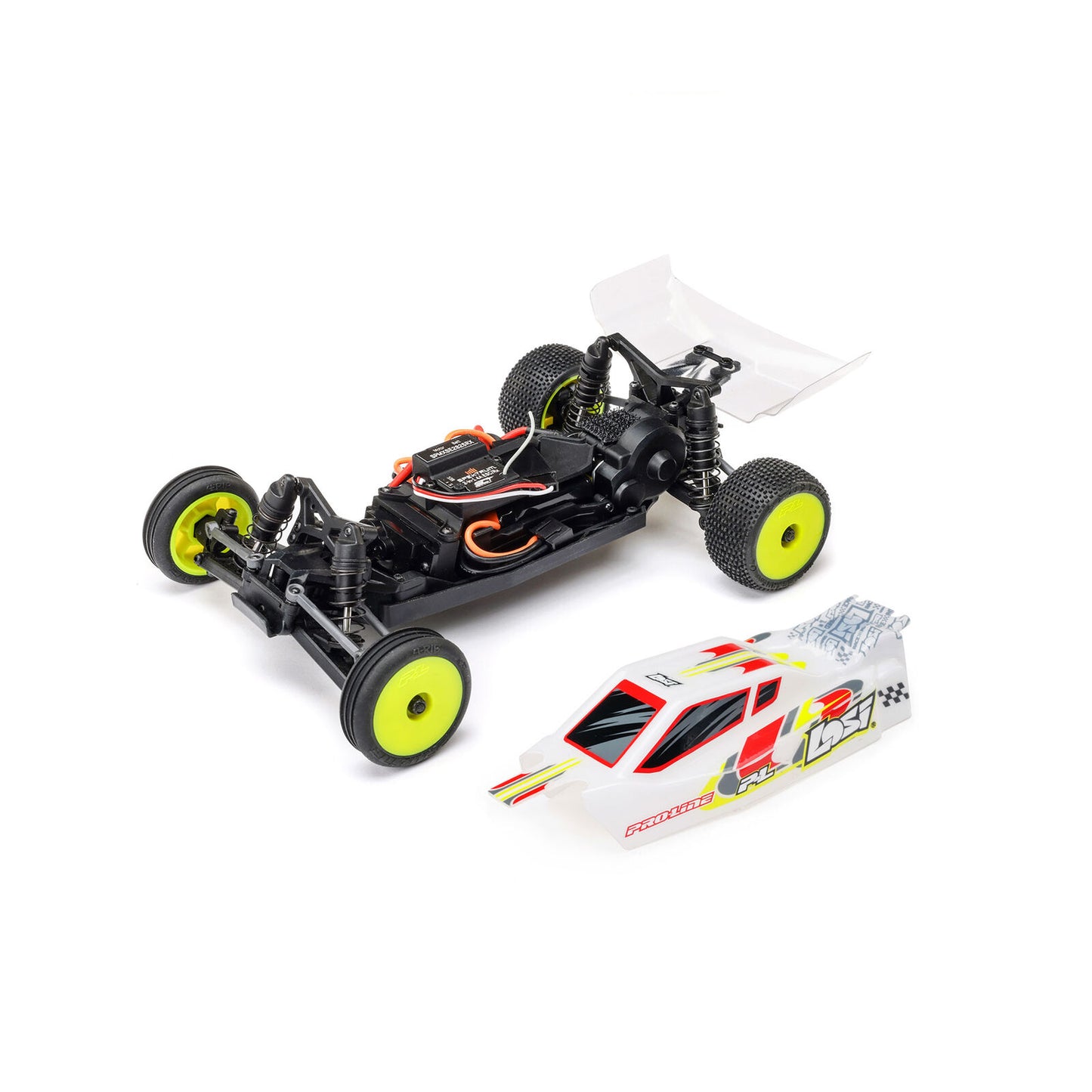 1/24 Micro-B 2WD Buggy, White RTR