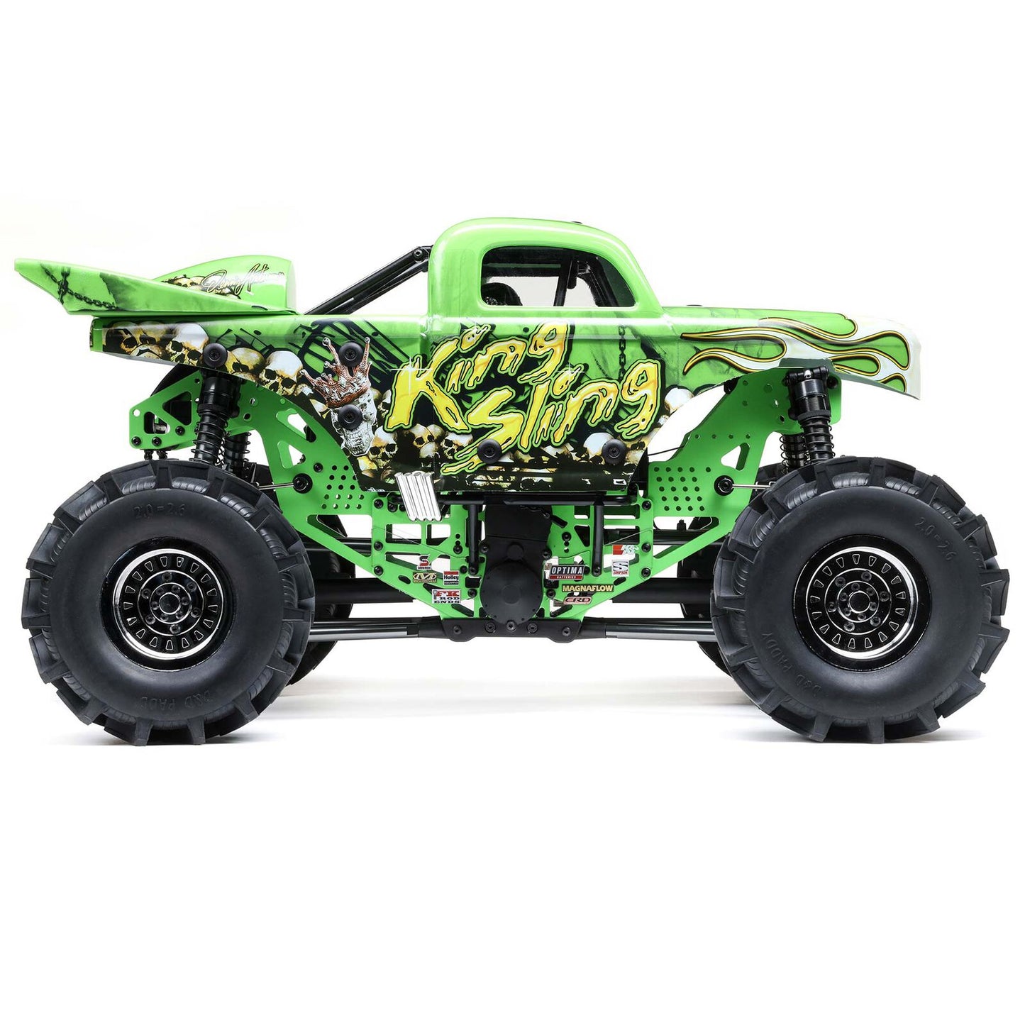 1/10 LMT 4X4 Solid Axle Mega Truck Brushless RTR, King Sling (Requires battery & charger) Green