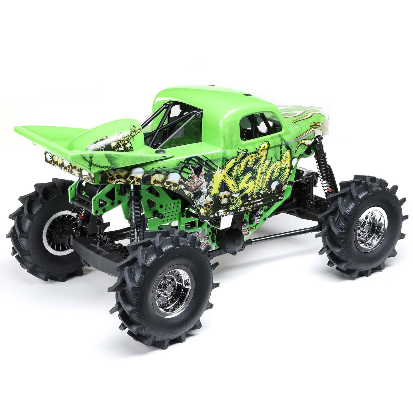 1/10 LMT 4X4 Solid Axle Mega Truck Brushless RTR, King Sling (Requires battery & charger) Green