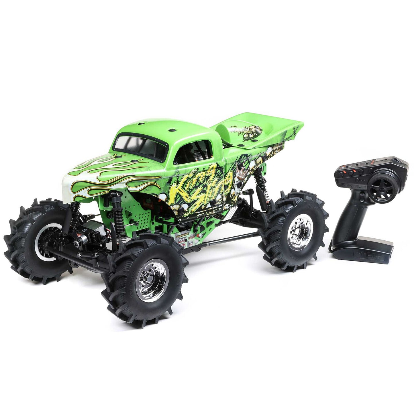 1/10 LMT 4X4 Solid Axle Mega Truck Brushless RTR, King Sling (Requires battery & charger) Green