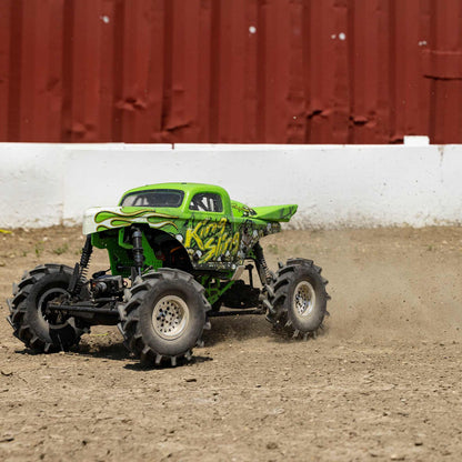 1/10 LMT 4X4 Solid Axle Mega Truck Brushless RTR, King Sling (Requires battery & charger) Green