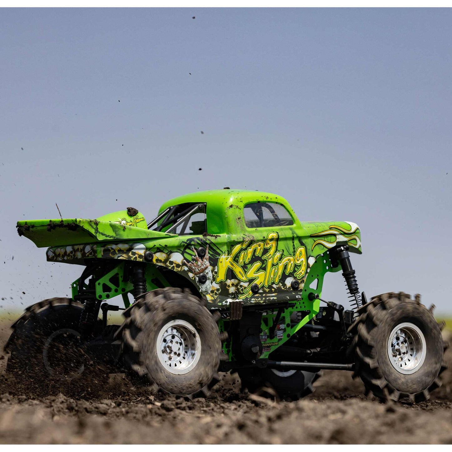 1/10 LMT 4X4 Solid Axle Mega Truck Brushless RTR, King Sling (Requires battery & charger) Green