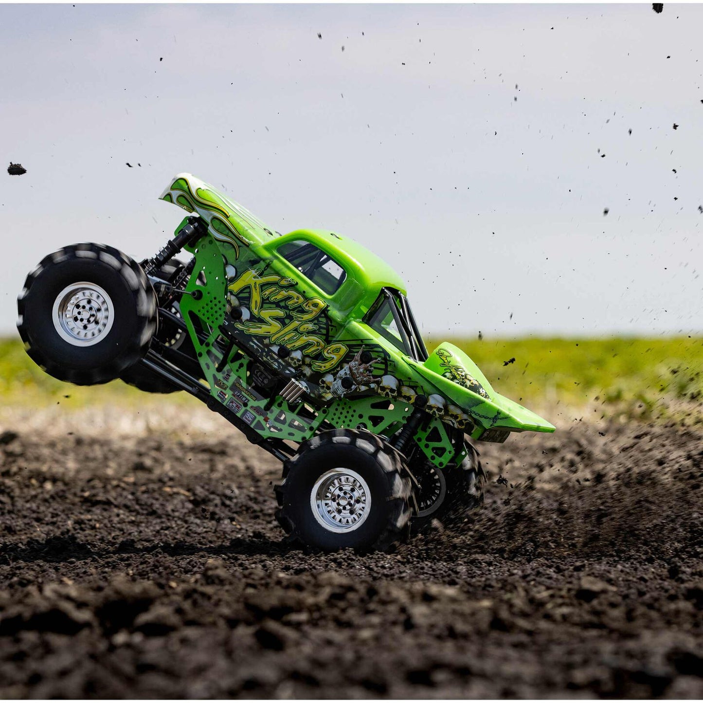 1/10 LMT 4X4 Solid Axle Mega Truck Brushless RTR, King Sling (Requires battery & charger) Green