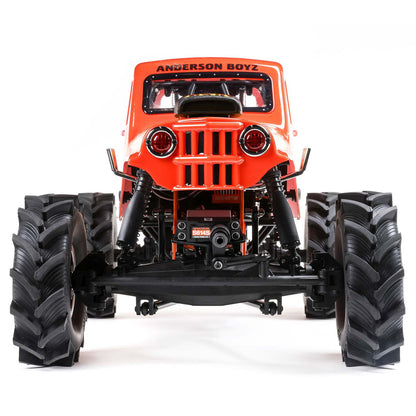 1/10 LMT 4X4 Solid Axle Mega Truck Brushless RTR, Bog Hog (Requires battery & charger) Orange