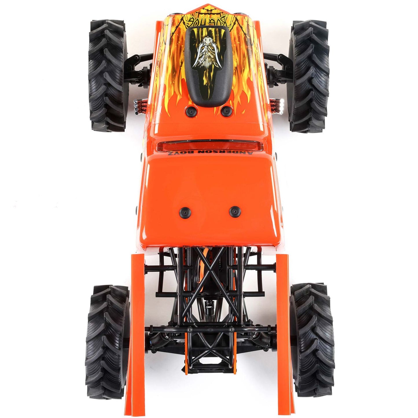 1/10 LMT 4X4 Solid Axle Mega Truck Brushless RTR, Bog Hog (Requires battery & charger) Orange