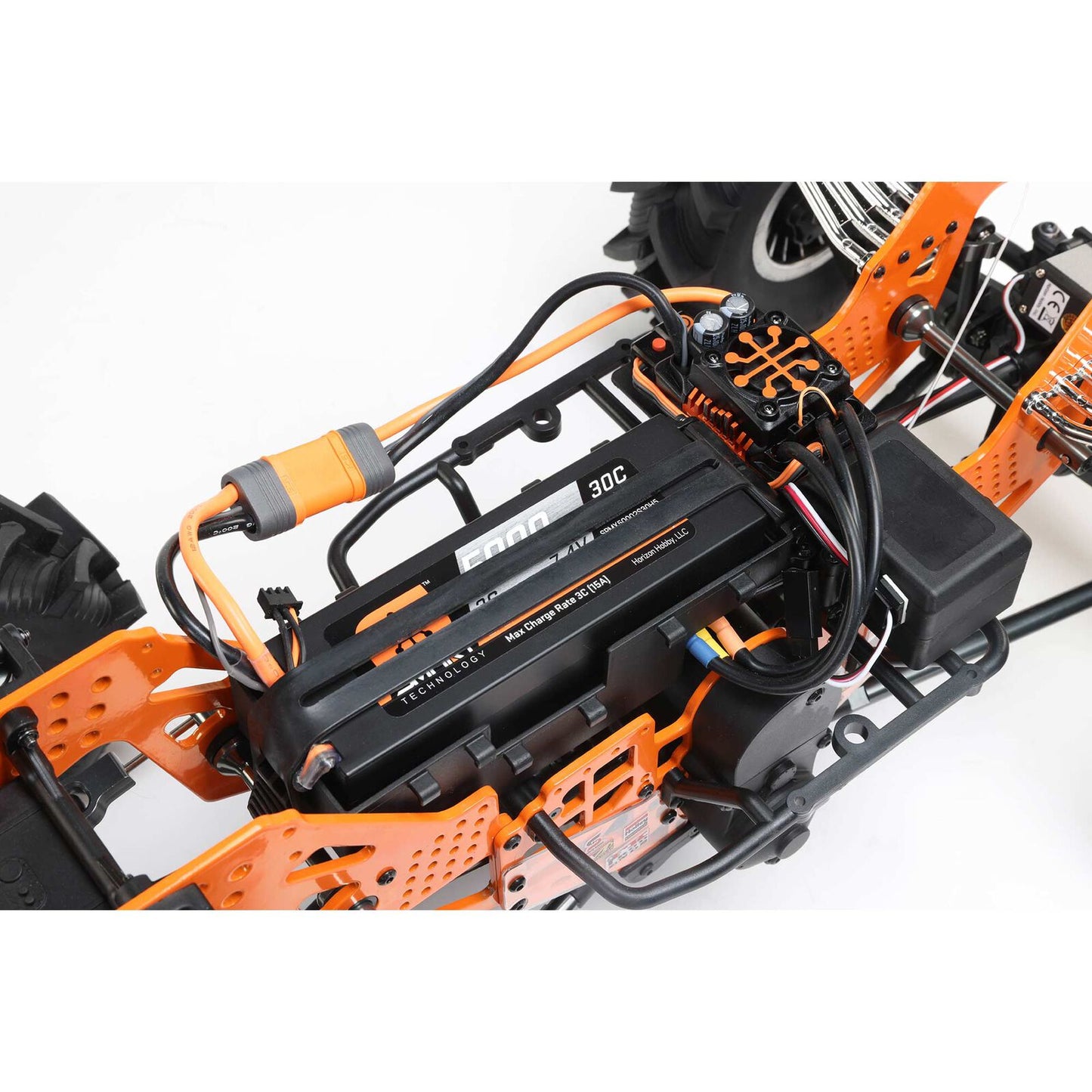 1/10 LMT 4X4 Solid Axle Mega Truck Brushless RTR, Bog Hog (Requires battery & charger) Orange