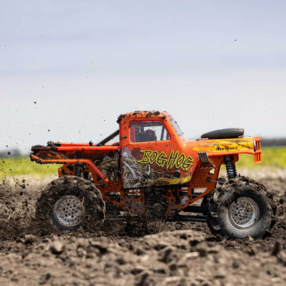 1/10 LMT 4X4 Solid Axle Mega Truck Brushless RTR, Bog Hog (Requires battery & charger) Orange