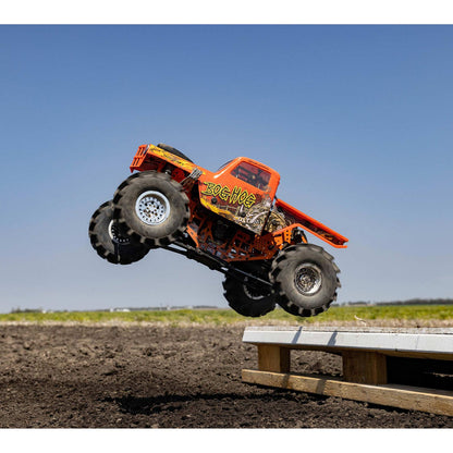 1/10 LMT 4X4 Solid Axle Mega Truck Brushless RTR, Bog Hog (Requires battery & charger) Orange