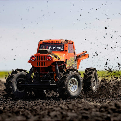 1/10 LMT 4X4 Solid Axle Mega Truck Brushless RTR, Bog Hog (Requires battery & charger) Orange