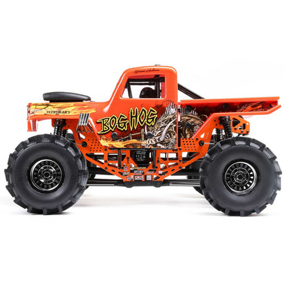 1/10 LMT 4X4 Solid Axle Mega Truck Brushless RTR, Bog Hog (Requires battery & charger) Orange